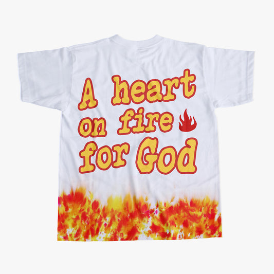 Heart On Fire (Tie Dye Tee)